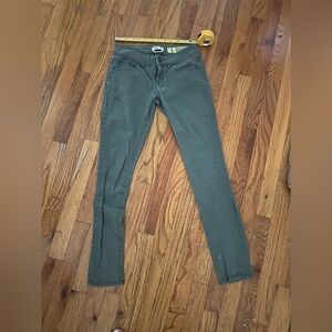 Indigo Rein green low rise Y2K jeans